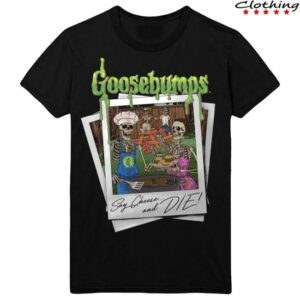 Cavitycolors Merch Store Goosebumps Say Cheese & Die Tee