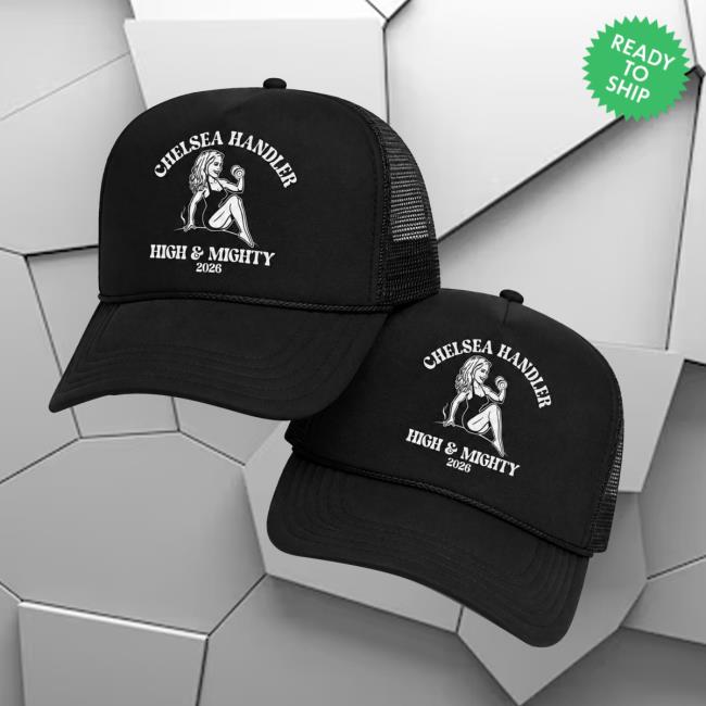 Chelsea Handler Merch Store High & Mighty Trucker Hat Black 3 Chelsea Handler Merch Store High & Mighty Trucker Hat Black