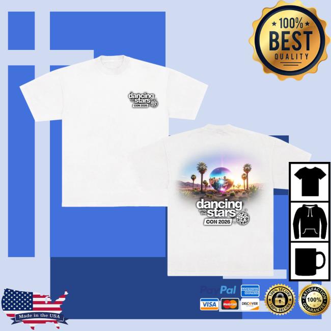 Dancing With The Stars Store Merch Dwtscon Disco Desert Tee 5 Dancing With The Stars Store Merch Dwtscon Disco Desert Tee