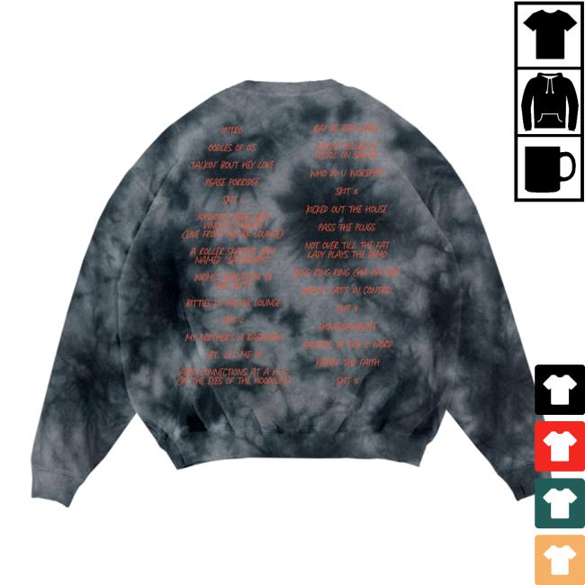 De La Soul Store Merch De La Soul Is Dead Tracklist Crewneck 4 De La Soul Store Merch De La Soul Is Dead Tracklist Crewneck