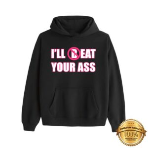 Derf Merch Shop Eat Ass Black Hoodie