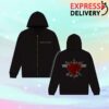 Dresden Dolls Merch Store Heartplane Zip Up Hoodie