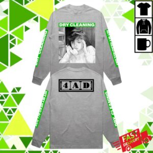 Dry Cleaning Merch Store Hit My Head Grey Longsleeve
