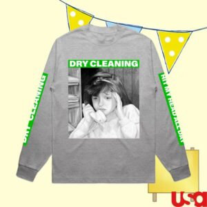 Dry Cleaning Merch Store Hit My Head Grey Longsleeve