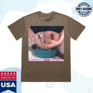 Dry Cleaning Merch Store Secret Love Brown T-Shirt
