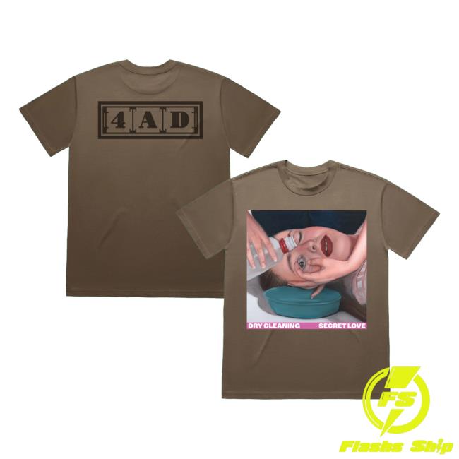 Dry Cleaning Merch Store Secret Love Brown T-Shirt 5 Dry Cleaning Merch Store Secret Love Brown T-Shirt