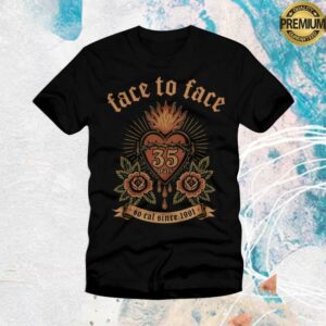 Enemy Ink Merch Store Face To Face - 35 Years - Unisex T