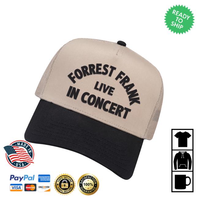 Forrest Frank Merch Store Forrest Frank Live Black & Khaki Hat 3 Forrest Frank Merch Store Forrest Frank Live Black & Khaki Hat