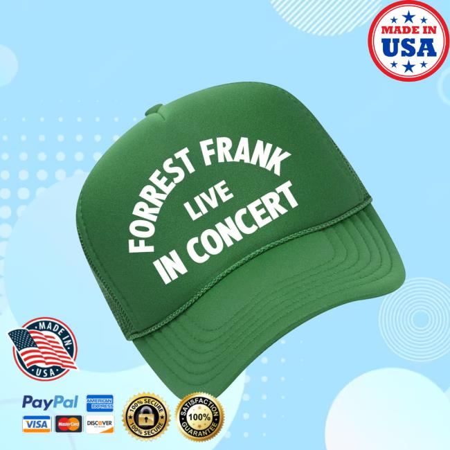 Forrest Frank Merch Store Forrest Frank Live Green Trucker Hat 3 Forrest Frank Merch Store Forrest Frank Live Green Trucker Hat