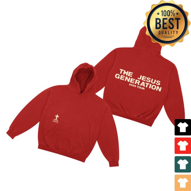 Forrest Frank Merch Store The Jesus Generation Red Tour Hoodie 3 Forrest Frank Merch Store The Jesus Generation Red Tour Hoodie