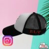 Freaktheworld Merch Store Eup Logo Trucker Hat (Black Black)