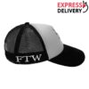 Freaktheworld Merch Store Eup Logo Trucker Hat (Black Black)