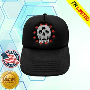 Freaktheworld Merch Store Eup Logo Trucker Hat (Black White)