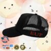 Freaktheworld Merch Store Eup Logo Trucker Hat (Black White)