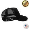 Freaktheworld Merch Store Eup Logo Trucker Hat (Black White)