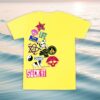 Fuckthisindustry2008 Merch Store Sticker Shirt (Yellow)