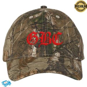 Gbc Shop Merch Embroidered Logo Realtree Camo Hat Red