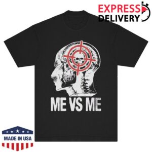 Get A Real Job Kid Merch Store Me Vs Me Black Tee