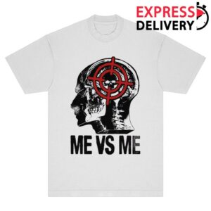 Get A Real Job Kid Merch Store Me Vs Me White Tee