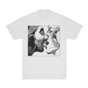 Get A Real Job Kid Store Merch Love & Rage White Tee