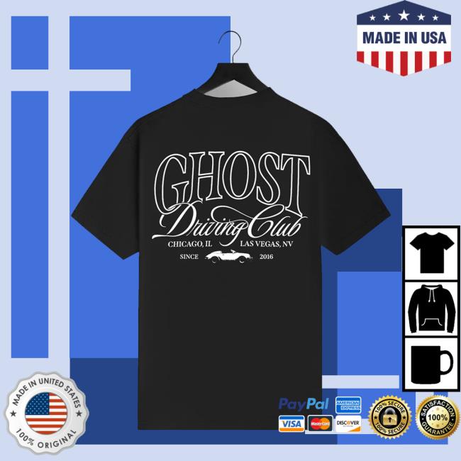 Ghost Lifestyle Store Merch Ghost Driving Club Tee Black 4 Ghost Lifestyle Store Merch Ghost Driving Club Tee Black