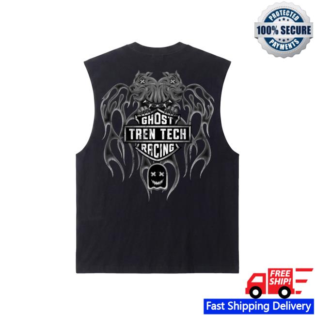 Ghost Racing Merch Store Brother Cutoff Black 4 Ghost Racing Merch Store Brother Cutoff Black