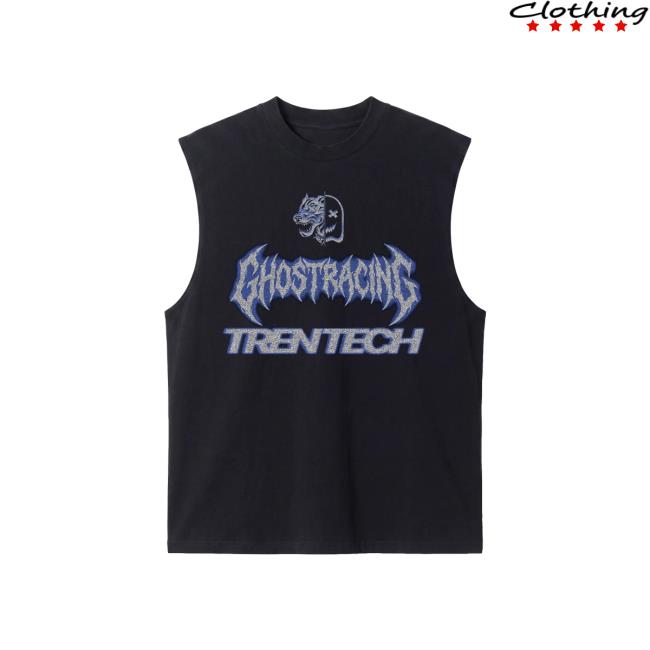 Ghost Racing Merch Store Electric Hound Cutoff Black 3 Ghost Racing Merch Store Electric Hound Cutoff Black