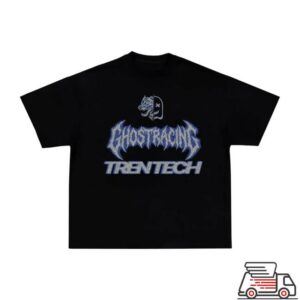 Ghost Racing Merch Store Electric Hound Shirt Black