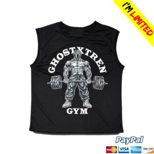 Ghost Racing Merch Store Gxt Gym Cutoff Jersey Black