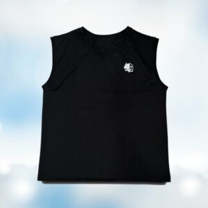 Ghost Racing Merch Store Reflective Logo Cutoff Jersey Black