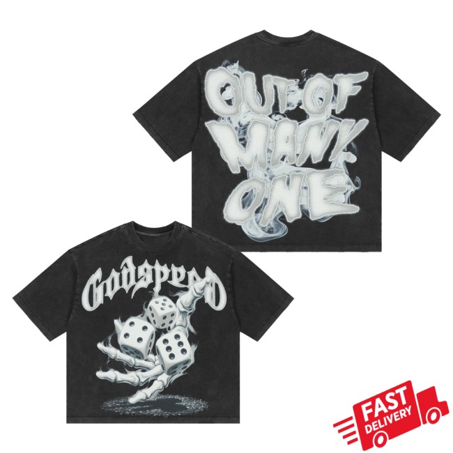 Godspeed Merch Store No Risk, No Reward T-Shirt (Black Wash) 5 Godspeed Merch Store No Risk, No Reward T-Shirt (Black Wash)