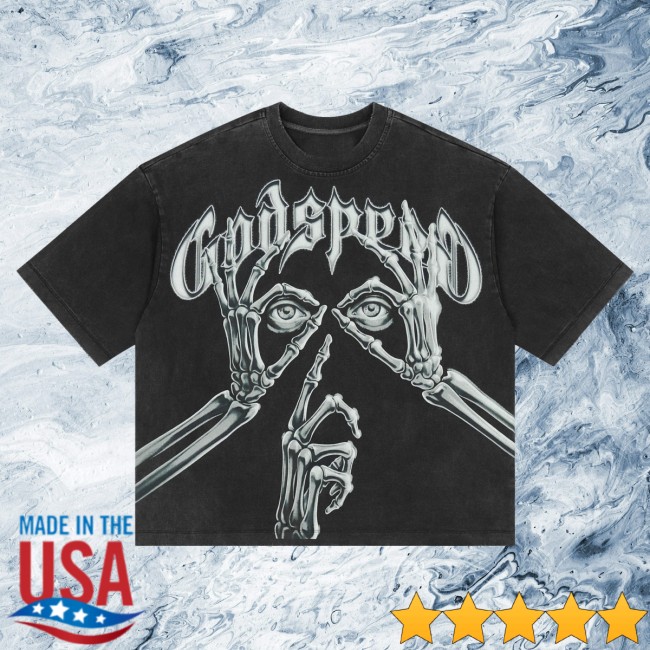 Godspeed Merch Store Silencio T-Shirt (Black Wash) 3 Godspeed Merch Store Silencio T-Shirt (Black Wash)