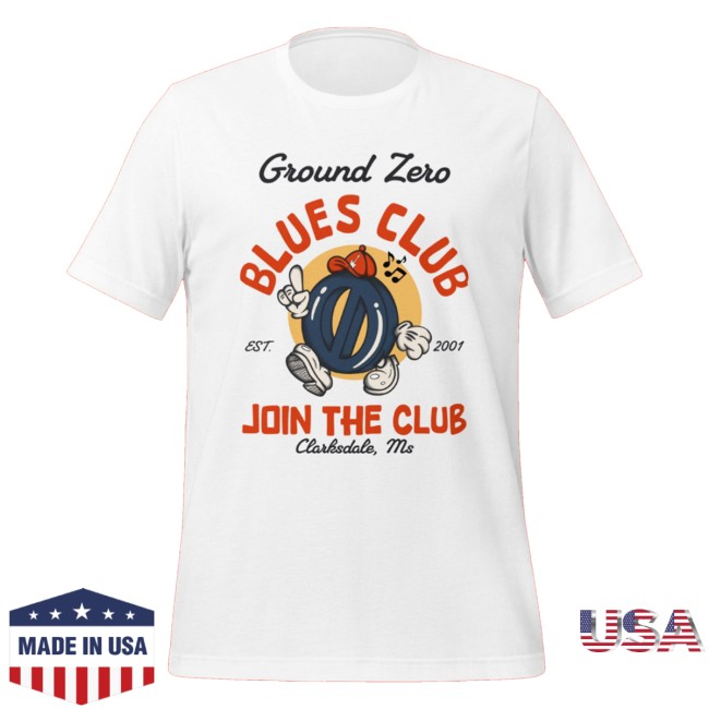 Ground Zero Blues Club Merch Store Ground Zero Tune Tee White 2 Ground Zero Blues Club Merch Store Ground Zero Tune Tee White