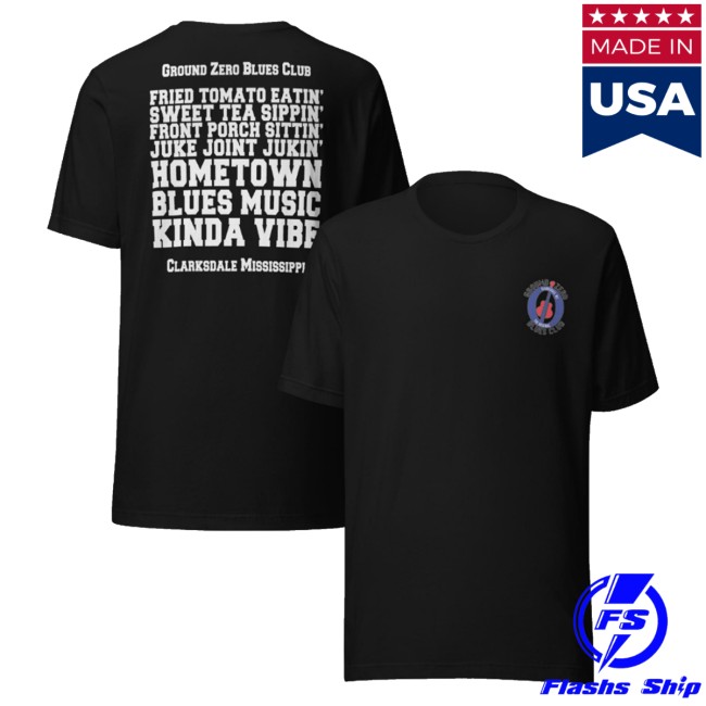 Ground Zero Blues Club Merch Store Ground Zero Vibes Tee Black 2 Ground Zero Blues Club Merch Store Ground Zero Vibes Tee Black