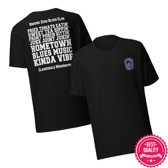 Ground Zero Blues Club Merch Store Ground Zero Vibes Tee Black 3 Ground Zero Blues Club Merch Store Ground Zero Vibes Tee Black