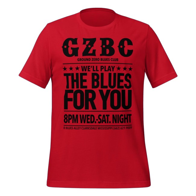 Ground Zero Blues Club Merch Store Play The Blues For You Tee Dark 2 Ground Zero Blues Club Merch Store Play The Blues For You Tee Dark