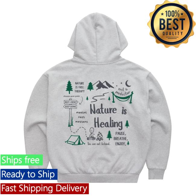 Happiness Project Merch Store Nature Is Healing Zip Hoodie 4 Happiness Project Merch Store Nature Is Healing Zip Hoodie