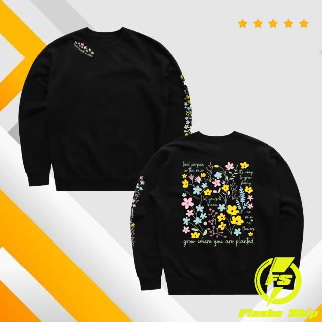 Happiness Project Merch Store Wildflower Crewneck 5 Happiness Project Merch Store Wildflower Crewneck