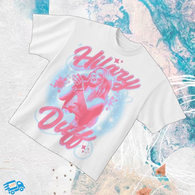 Hilary Duff Merch Store Airbrush Tee 3 Hilary Duff Merch Store Airbrush Tee