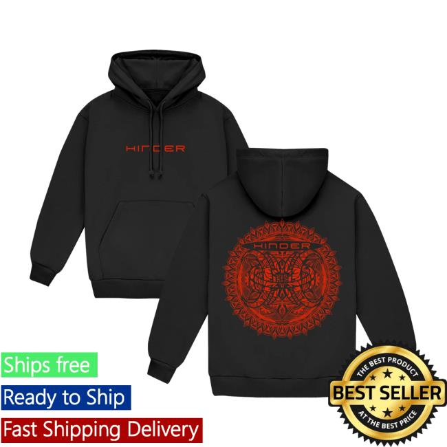 Hinder Music Merch Store Mandala Hoodie (Black) 5 Hinder Music Merch Store Mandala Hoodie (Black)
