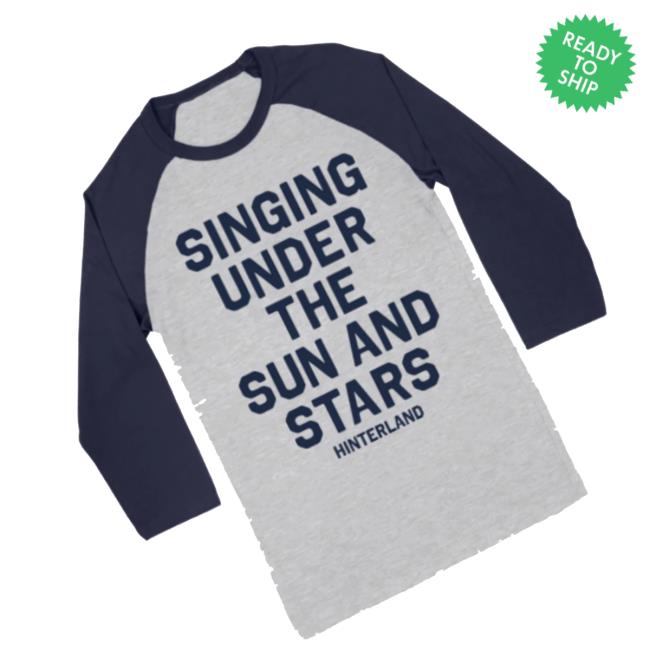 Hinterland Iowa Merch Store Under The Sun &Stars Raglan 3 4 Sleeve 3 Hinterland Iowa Merch Store Under The Sun & Stars Raglan 3 4 Sleeve