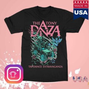 Indiemerchstore The Tony Danza Tapdance Extravaganza Truckin (Black) T-Shirt