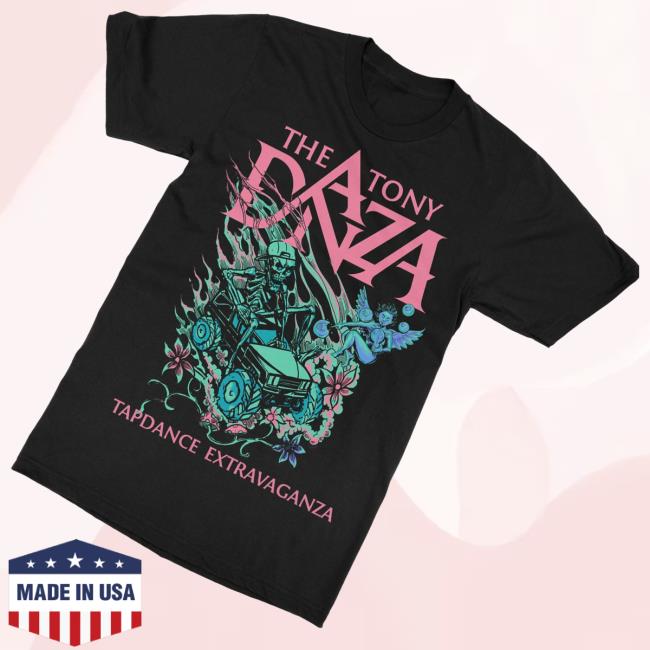 Indiemerchstore The Tony Danza Tapdance Extravaganza Truckin (Black) T-Shirt 3 Indiemerchstore The Tony Danza Tapdance Extravaganza Truckin (Black) T-Shirt
