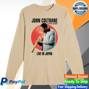 John Coltrane Merch Store Live In Japan 1966 Long Sleeve Crewneck Tee
