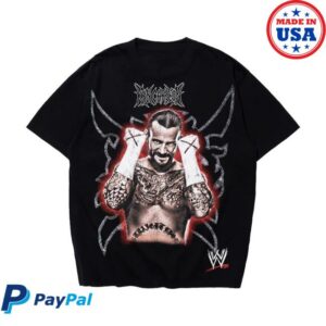 Ken Carson Wwe Merch Store Wwe X Ken Carson Cm Punk Tee