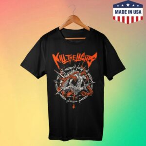 Kill The Lights Merch Store Fire Skull Tshirt