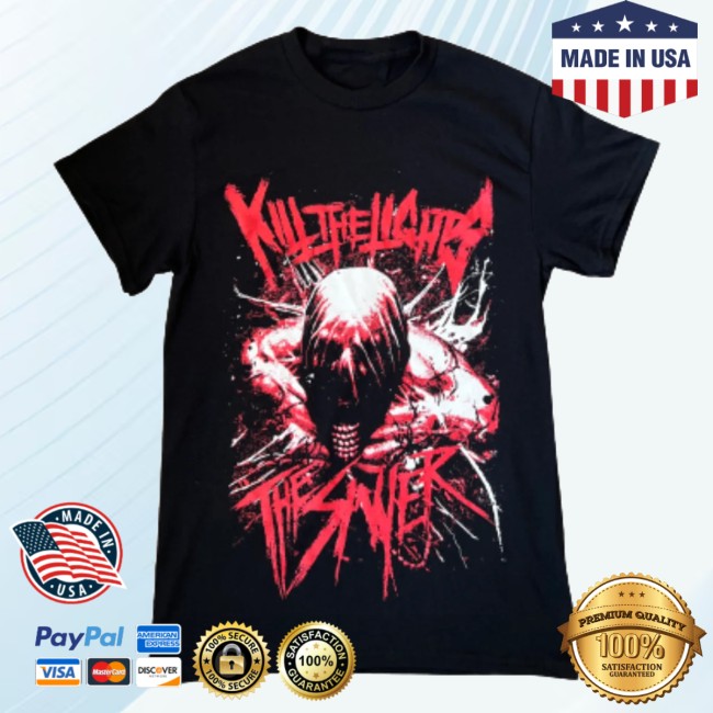 Kill The Lights Merch Store Sinner Front Print Black 3 Kill The Lights Merch Store Sinner Front Print Black