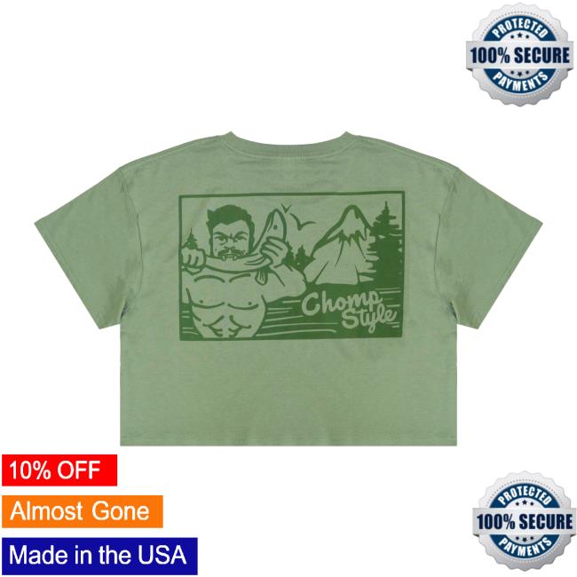 Killdozer Merch Store Wild Chomp Crop Tee 4 Killdozer Merch Store Wild Chomp Crop Tee