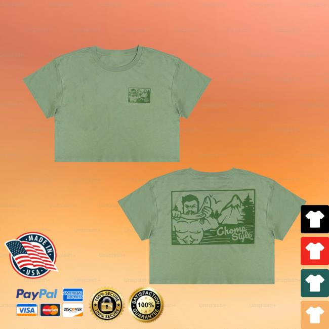 Killdozer Merch Store Wild Chomp Crop Tee 5 Killdozer Merch Store Wild Chomp Crop Tee