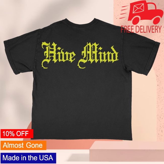 Knocked Loose Merch Store Hive Mind Black T-Shirt 4 Knocked Loose Merch Store Hive Mind Black T-Shirt